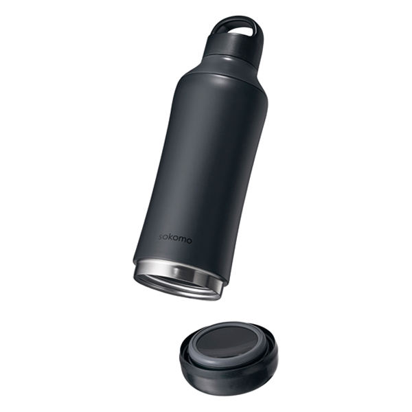sokomo　そこまで洗えるボトル500ml　ブラック