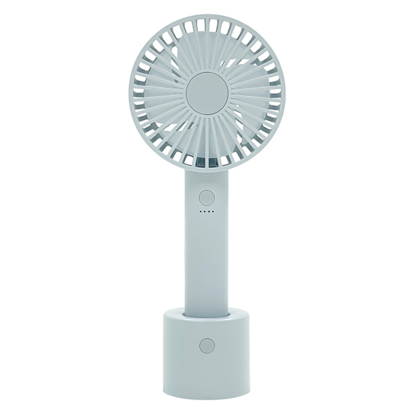 【50Pもらえる】WINSY　USB充電式オートスイングファン　スモークブルー