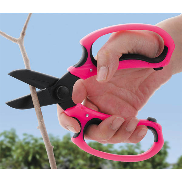 【50Pもらえる】人差し指も使って 花切りハサミ