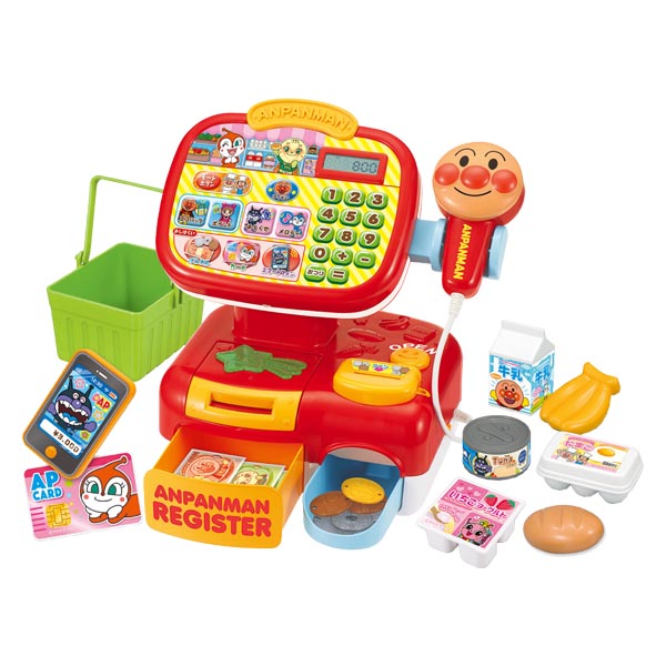 おさつスイスイ！セルフでピピッ♪アンパンマンレジスター