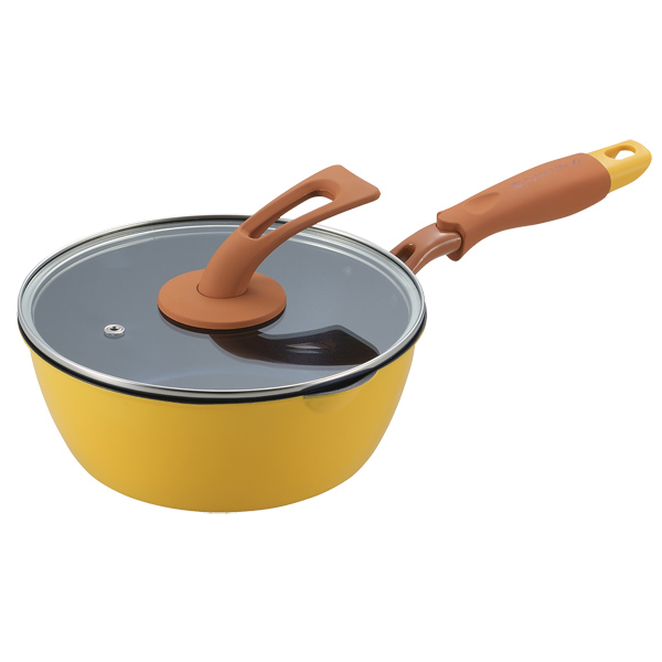 一条もんこの深型フライパンガラス蓋付20cm