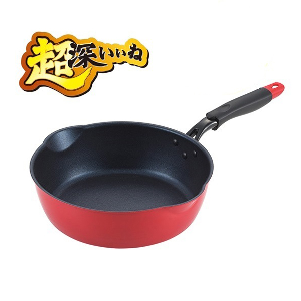 超深いいね　ダイヤモンドコート 両口フライパン20cm