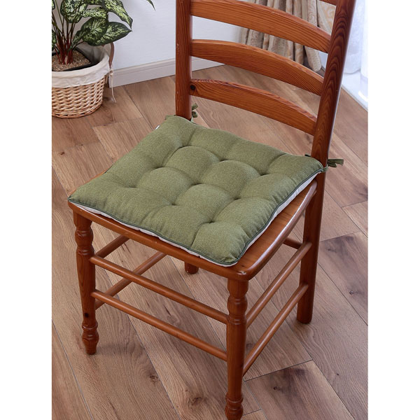 へたりにくいシートクッション　グリーン