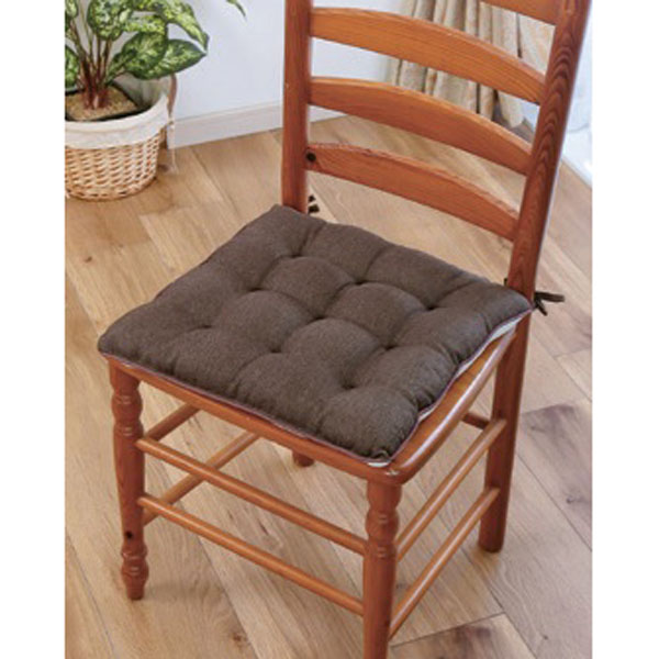 へたりにくいシートクッション　ブラウン　